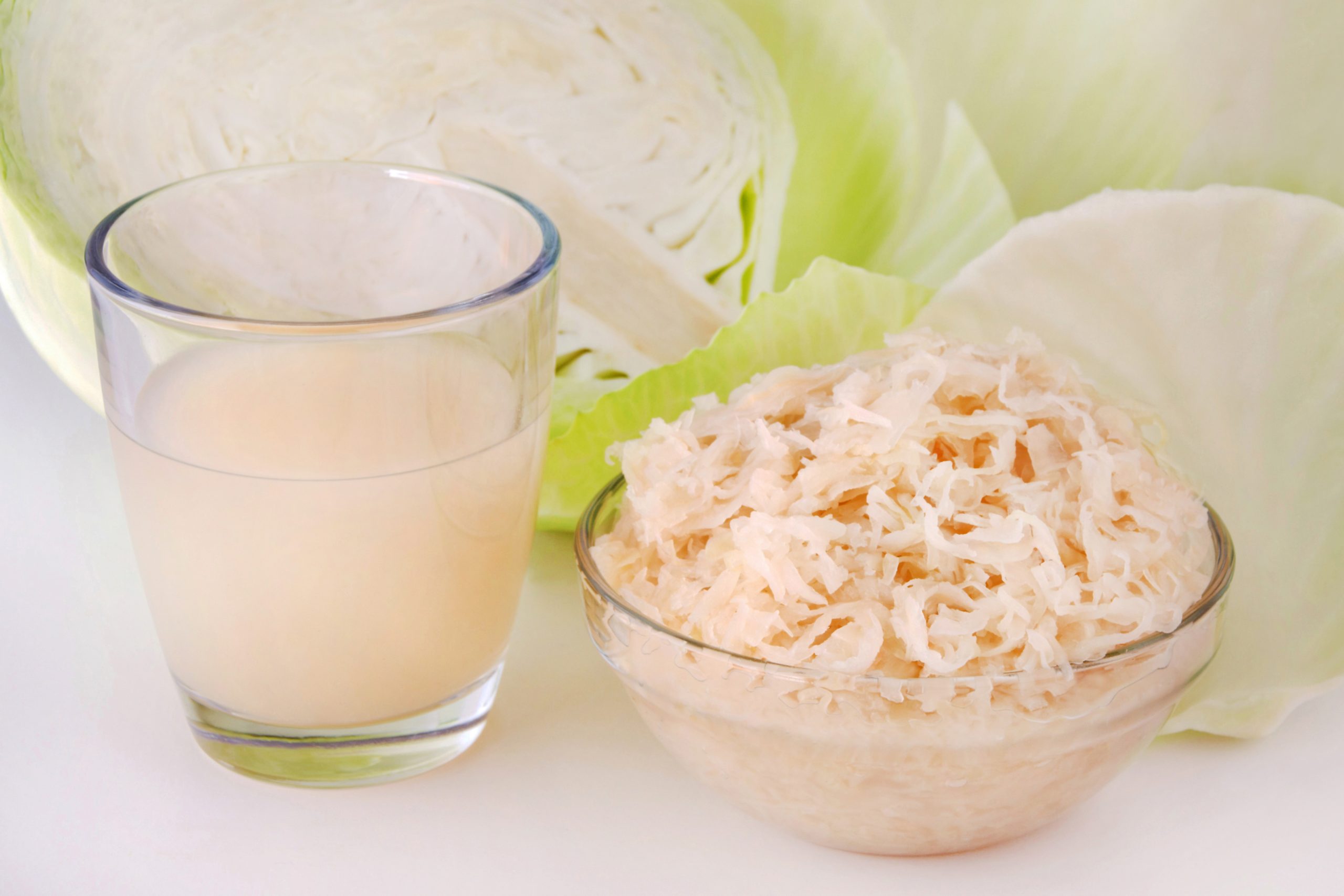 German,Sauerkraut,And,Juice,With,White,Cabbage